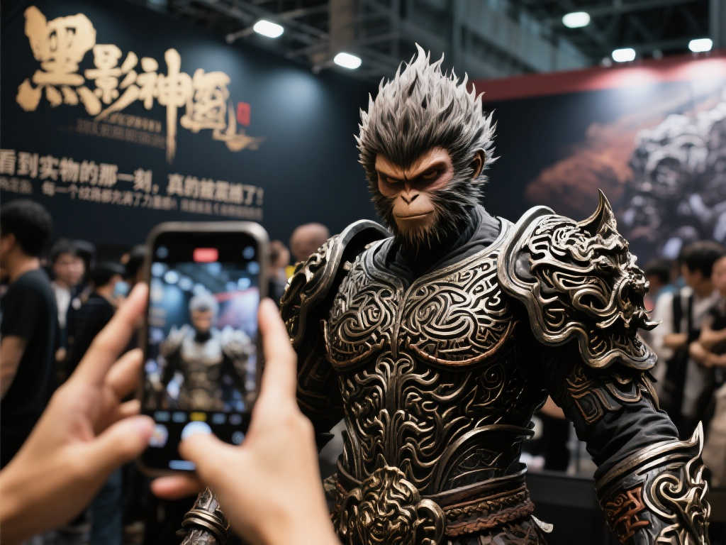 《黑神话悟空》艺术展启幕 影神图实体版亮相引发热议