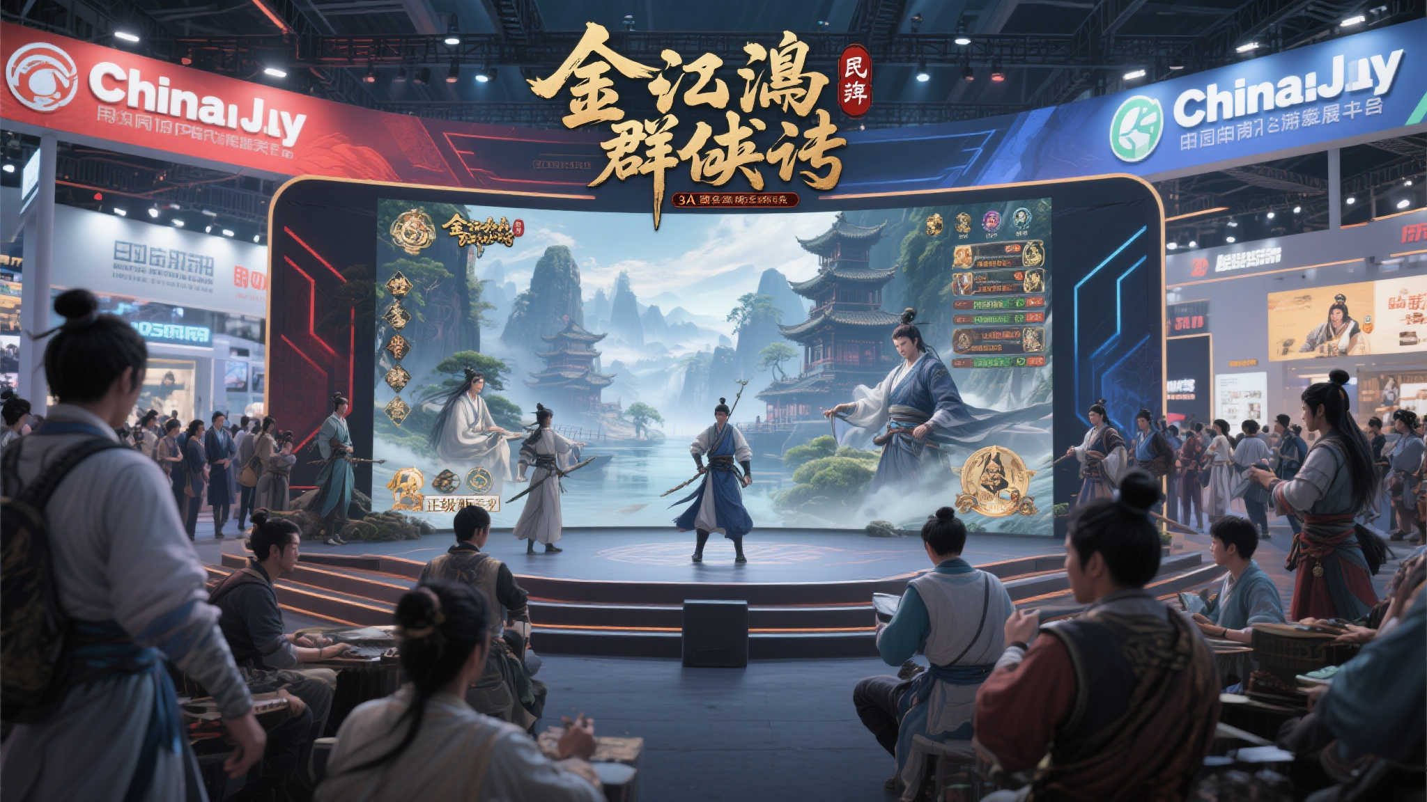 国产3A巨制《金庸群侠传》亮相今年CJ展，实机内容或揭晓！