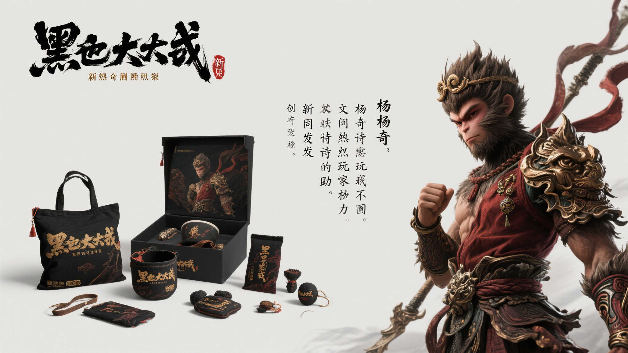 《黑神话：悟空》全新周边上线，杨奇诗兴大发转发言！